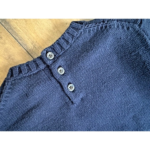 Polo Ralph Lauren Girls‎ Logo Crest Cotton Sweater Navy Size 6 NEW - Picture 5 of 5